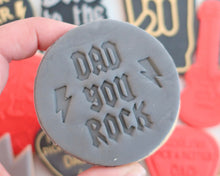 Load image into Gallery viewer, Dad You Rock Stamp - Made in the UK with Love from House of Toot Sweet - Just £5! Shop now at House of Toot Sweet