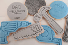Load image into Gallery viewer, Construction Hand Saw Fondant Cookie Stamp / Cutter - Made in the UK with Love from House of Toot Sweet - Just £6.50! Shop now at House of Toot Sweet