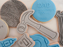Load image into Gallery viewer, Dad You Are A Complete Tool......Expert Fondant Cookie Embosser - Made in the UK with Love from House of Toot Sweet - Just £6.50! Shop now at House of Toot Sweet