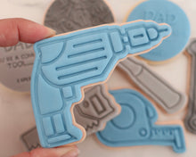 Load image into Gallery viewer, Construction Drill Fondant Cookie Stamp / Cutter - Made in the UK with Love from House of Toot Sweet - Just £6.50! Shop now at House of Toot Sweet
