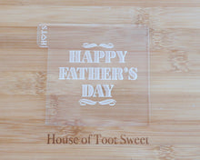 Load image into Gallery viewer, Happy Father's Day Classic Fondant Cookie Embosser - Made in the UK with Love from House of Toot Sweet - Just £6.50! Shop now at House of Toot Sweet
