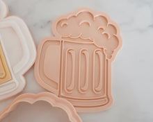 Load image into Gallery viewer, Glass of Beer Fondant Pop Cookie Embosser and Cutter - Made in the UK with Love from House of Toot Sweet - Just £6.50! Shop now at House of Toot Sweet