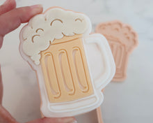 Load image into Gallery viewer, Glass of Beer Fondant Pop Cookie Embosser and Cutter - Made in the UK with Love from House of Toot Sweet - Just £6.50! Shop now at House of Toot Sweet