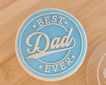 Load image into Gallery viewer, Best Dad Ever Logo Fondant Cookie Embosser - Made in the UK with Love from House of Toot Sweet - Just £6.50! Shop now at House of Toot Sweet