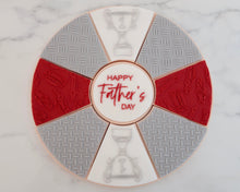 Load image into Gallery viewer, Sports Car Mad Pizza Platter Fondant Cookie Embosser / Cutter - Made in the UK with Love from House of Toot Sweet - Just £6! Shop now at House of Toot Sweet