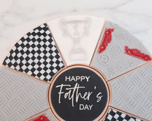 Load image into Gallery viewer, Racing Car Mad Pizza Platter Fondant Cookie Embosser / Cutter - Made in the UK with Love from House of Toot Sweet - Just £6! Shop now at House of Toot Sweet