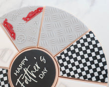 Load image into Gallery viewer, Racing Car Mad Pizza Platter Fondant Cookie Embosser / Cutter - Made in the UK with Love from House of Toot Sweet - Just £6! Shop now at House of Toot Sweet