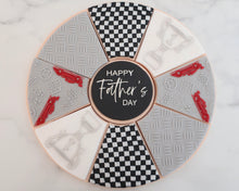 Load image into Gallery viewer, Racing Car Mad Pizza Platter Fondant Cookie Embosser / Cutter