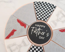 Load image into Gallery viewer, Racing Car Mad Pizza Platter Fondant Cookie Embosser / Cutter - Made in the UK with Love from House of Toot Sweet - Just £6! Shop now at House of Toot Sweet