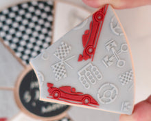 Load image into Gallery viewer, Racing Icons Cars Texture Fondant Cookie Embosser - Made in the UK with Love from House of Toot Sweet - Just £7! Shop now at House of Toot Sweet