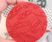 Load image into Gallery viewer, Super Cars Texture Fondant Cookie Embosser - Made in the UK with Love from House of Toot Sweet - Just £7! Shop now at House of Toot Sweet