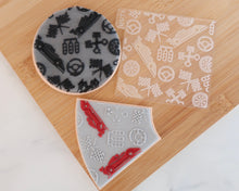 Load image into Gallery viewer, Racing Cars Texture Fondant Cookie Embosser - Made in the UK with Love from House of Toot Sweet - Just £7! Shop now at House of Toot Sweet