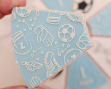 Load image into Gallery viewer, Football Mad Pizza Platter Fondant Cookie Embosser / Cutter - Made in the UK with Love from House of Toot Sweet - Just £6! Shop now at House of Toot Sweet