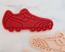 Load image into Gallery viewer, Football Boot Fondant Cookie Stamp / Cutter - Made in the UK with Love from House of Toot Sweet - Just £6.50! Shop now at House of Toot Sweet