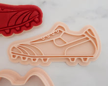 Load image into Gallery viewer, Football Boot Fondant Cookie Stamp / Cutter - Made in the UK with Love from House of Toot Sweet - Just £6.50! Shop now at House of Toot Sweet