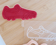 Load image into Gallery viewer, Football Boot Fondant Cookie Embosser / Cutter - Made in the UK with Love from House of Toot Sweet - Just £6.50! Shop now at House of Toot Sweet