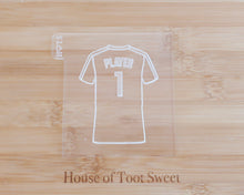 Load image into Gallery viewer, Football Shirt 1-10 Fondant Cookie Embosser / Cutter - Made in the UK with Love from House of Toot Sweet - Just £6.50! Shop now at House of Toot Sweet