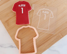 Load image into Gallery viewer, Football Shirt 1-10 Fondant Cookie Embosser / Cutter - Made in the UK with Love from House of Toot Sweet - Just £6.50! Shop now at House of Toot Sweet
