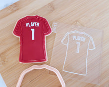 Load image into Gallery viewer, Football Shirt 1-10 Fondant Cookie Embosser / Cutter - Made in the UK with Love from House of Toot Sweet - Just £6.50! Shop now at House of Toot Sweet