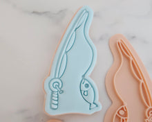 Load image into Gallery viewer, Fishing Rod fondant cookie Stamp / Cutter - Made in the UK with Love from House of Toot Sweet - Just £5.50! Shop now at House of Toot Sweet