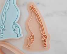 Load image into Gallery viewer, Fishing Rod fondant cookie Stamp / Cutter - Made in the UK with Love from House of Toot Sweet - Just £5.50! Shop now at House of Toot Sweet