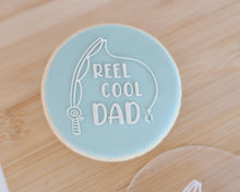 Load image into Gallery viewer, Reel Cool Dad Fondant Cookie Embosser - Made in the UK with Love from House of Toot Sweet - Just £6.50! Shop now at House of Toot Sweet