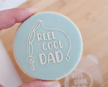 Load image into Gallery viewer, Reel Cool Dad Fondant Cookie Embosser - Made in the UK with Love from House of Toot Sweet - Just £6.50! Shop now at House of Toot Sweet