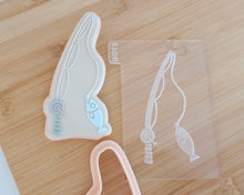 Load image into Gallery viewer, Fishing Rod With Fish Fondant Cookie Embosser / Cutter - Made in the UK with Love from House of Toot Sweet - Just £6.50! Shop now at House of Toot Sweet