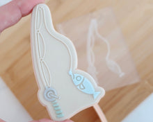 Load image into Gallery viewer, Fishing Rod With Fish Fondant Cookie Embosser / Cutter - Made in the UK with Love from House of Toot Sweet - Just £6.50! Shop now at House of Toot Sweet