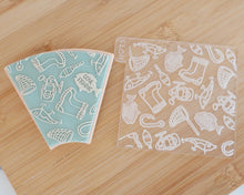 Load image into Gallery viewer, Gone Fishing Icons Texture Fondant Cookie Embosser - Made in the UK with Love from House of Toot Sweet - Just £7! Shop now at House of Toot Sweet