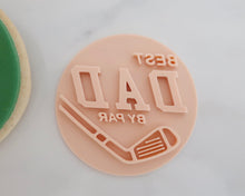 Load image into Gallery viewer, Best Dad By ParDad Fondant Cookie Stamp - Made in the UK with Love from House of Toot Sweet - Just £5! Shop now at House of Toot Sweet