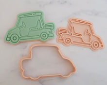 Load image into Gallery viewer, Golf Buggy Cart fondant cookie Stamp / Cutter - Made in the UK with Love from House of Toot Sweet - Just £6.50! Shop now at House of Toot Sweet