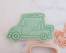 Load image into Gallery viewer, Golf Buggy Cart fondant cookie Stamp / Cutter - Made in the UK with Love from House of Toot Sweet - Just £6.50! Shop now at House of Toot Sweet