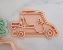 Load image into Gallery viewer, Golf Buggy Cart fondant cookie Stamp / Cutter - Made in the UK with Love from House of Toot Sweet - Just £6.50! Shop now at House of Toot Sweet