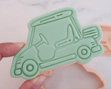 Load image into Gallery viewer, Golf Buggy Cart fondant cookie Stamp / Cutter - Made in the UK with Love from House of Toot Sweet - Just £6.50! Shop now at House of Toot Sweet