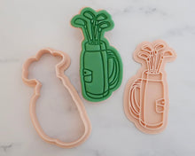 Load image into Gallery viewer, Golf Club Bag fondant cookie Stamp / Cutter - Made in the UK with Love from House of Toot Sweet - Just £5.50! Shop now at House of Toot Sweet