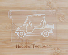 Load image into Gallery viewer, Golf Buggy Cart Fondant Cookie Embosser / Cutter - Made in the UK with Love from House of Toot Sweet - Just £6.50! Shop now at House of Toot Sweet