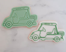 Load image into Gallery viewer, Golf Buggy Cart fondant cookie Stamp / Cutter - Made in the UK with Love from House of Toot Sweet - Just £6.50! Shop now at House of Toot Sweet