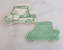Load image into Gallery viewer, Golf Buggy Cart Fondant Cookie Embosser / Cutter - Made in the UK with Love from House of Toot Sweet - Just £6.50! Shop now at House of Toot Sweet