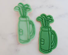 Load image into Gallery viewer, Golf Club Bag Fondant Cookie Embosser / Cutter - Made in the UK with Love from House of Toot Sweet - Just £6.50! Shop now at House of Toot Sweet