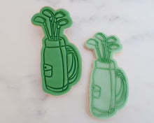 Load image into Gallery viewer, Golf Club Bag fondant cookie Stamp / Cutter - Made in the UK with Love from House of Toot Sweet - Just £5.50! Shop now at House of Toot Sweet