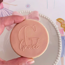 Load image into Gallery viewer, Custom Name Birthday Cookie Fondant Embosser