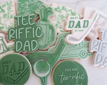 Load image into Gallery viewer, Best Dad By Par Fondant Cookie Embosser / Cutter - Made in the UK with Love from House of Toot Sweet - Just £6.50! Shop now at House of Toot Sweet