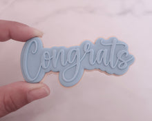 Load image into Gallery viewer, Congrats - Fondant Cookie Embosser / Cutter - Made in the UK with Love from House of Toot Sweet - Just £6! Shop now at House of Toot Sweet