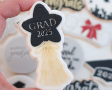 Load image into Gallery viewer, Grad 2025 Tassel Balloon - Fondant Cookie Embosser / Cutter - Made in the UK with Love from House of Toot Sweet - Just £6.50! Shop now at House of Toot Sweet