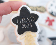 Load image into Gallery viewer, Grad 2025 Tassel Balloon - Fondant Cookie Embosser / Cutter - Made in the UK with Love from House of Toot Sweet - Just £6.50! Shop now at House of Toot Sweet
