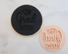 Load image into Gallery viewer, Grad 2025 Fondant Cookie Stamp - Made in the UK with Love from House of Toot Sweet - Just £5.50! Shop now at House of Toot Sweet
