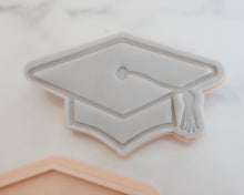 Load image into Gallery viewer, Graduation Cap Mortarboard Fondant Cookie Stamp / Cutter - Made in the UK with Love from House of Toot Sweet - Just £6! Shop now at House of Toot Sweet
