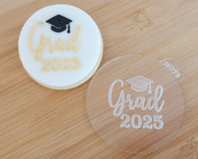 Load image into Gallery viewer, Grad 2025 Fondant Cookie Embosser - Made in the UK with Love from House of Toot Sweet - Just £6.50! Shop now at House of Toot Sweet