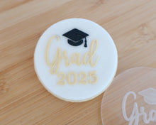 Load image into Gallery viewer, Grad 2025 Fondant Cookie Embosser - Made in the UK with Love from House of Toot Sweet - Just £6.50! Shop now at House of Toot Sweet